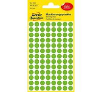 Avery Zweckform Etikett 8 mm Marking Dots Green Removable Wall Stickers - 416ST