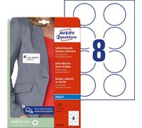 Avery Zweckform J4881-20 Name Labels (160 Name Stickers Round, Diameter 65 mm on