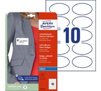 Avery Zweckform J4882-20 Name Labels (200 Name Stickers, 85 x 50 mm on A4, Self-