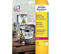 AVERY Zweckform L4717-20 Weatherproof Film Labels (40 Adhesive Labels, 210 x 148