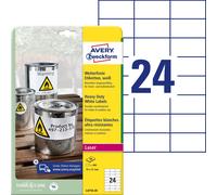 Avery Zweckform L4718 20 Outdoor Waterproof Film Labels (480 Labels 70 x 37 mm 2