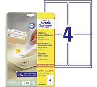 Avery-Zweckform L4733REV-25 Removable Multipurpose Labels 99.1x139mm 120ct White