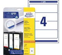 Avery-Zweckform L4761-10 Lever arch file labels 61x192mm White Pap...