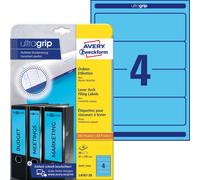 Avery Zweckform L4767-20, Folder Labels for Wide Folders Short e.g. for Leitz El