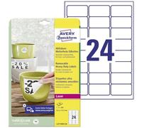 Avery-Zweckform L4773REV-20 Labels White Polyester Removable 480 p...