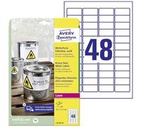 AVERY Zweckform L4778-20 Weatherproof Film Labels (960 Adhesive Labels, 45.7 x 2
