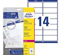 Avery Zweckform L7163-40 Address Labels 40 Sheets / 560 Labels / 99.1 x 38.1 mm White