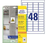 AVERY Zweckform L7873-20 Strong Adhesive Labels (960 Stickers, 45.7 x 21.2 mm on