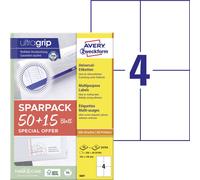 Avery-Zweckform L7911-40 Label film White 45.7x21.1mm PE film Perm...