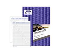 Avery Zweckform Logbook with Fiscal Kilometre Evidence and Annual Account DIN A5