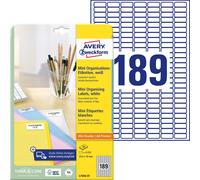 Avery Zweckform Mini Labels 25.4x10 mm White