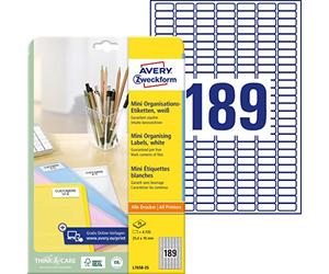 Avery Zweckform Mini Labels 25.4x10 mm White