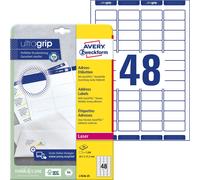 Avery Zweckform Mini Labels 45.7 x 21.2 mm White Laser Printers White