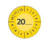 AVERY Zweckform Pack of 80 Test Badges 20 (with Year to Enter Yourself, Durable,
