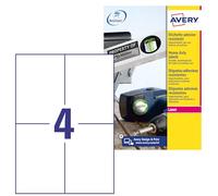 Avery Zweckform Protection & Security Labels 105 x 148 mm Weatherproof Film 20 B