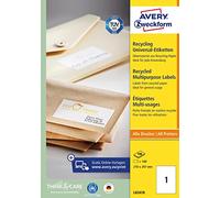 Avery Zweckform Recycling Universal Label for Inkjet Laser and Copier