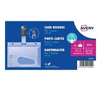 AVERY Zweckform Security Badge Clip 8.5 x 5.4 cm Plastic Pack of 25