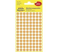 Avery Zweckform Self-Adhesive Marking Dots, Diameter: 8 mm Bright Orange