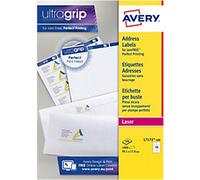 AVERY Zweckform UltraGrip Address Labels L7173-100 Adhesive A4 White 99.1 x 57 mm 100 Sheets of 10 Labels
