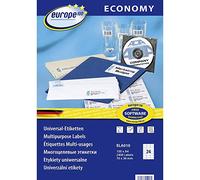 AVERY Zweckform Universal Labels (2,400 Adhesive Labels, 70 x 36 mm, White, 100 Sheets)
