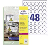AVERY Zweckform L4716-20 Weatherproof Film Labels (960 Adhesive Labels, Diameter