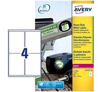Avery White Heavy Duty Laser Labels