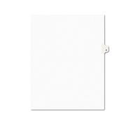 Averyamp;reg; Avery-Style Legal Side Tab Divider, Title: 9, Letter, White, 25 per Pack