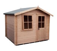 Shire Avesbury 6' x 8' Apex Log Cabin - Budget 19mm Cladding Tongue & Groove