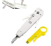 AVESON Professional Punch Down Tool, Krone Type IDC RJ45 RJ11 Cat5e Cat6 Network Telecom Phone Cable Socket Impact Terminal Insertion Tools