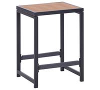 Beliani Garden Bar Chair Avetrana Metal Black
