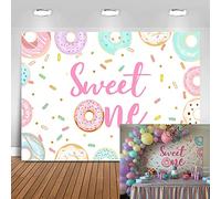 Avezano Donut Sweet One Backdrop Donut 1st Birthday Party Decoration 7x5ft Vinyl Sweet Donut Theme 1st Birthday Party Supplies Girls First Birthday Party Banner Photography Background