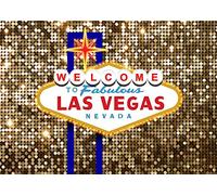 Avezano Las Vegas Backdrop Fabulous Casino Poker Birthday Luxury Prom Party Supplies Favors Banner Decoration Vintage Photography Background Photoshoot Props (10x7ft)