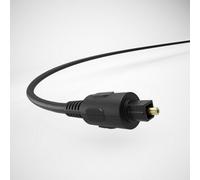 AVF Digital Optical Cable 3m - 3m/9.8ft Length Nickel plated Connectors - Transfer Digital Audio Signals Between Devices - Perfect For Connecting a Sound Bar To Your TV.
