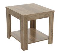 AVF 50cm x 45cm Calibre Side Table - Rustic Oak, Brown