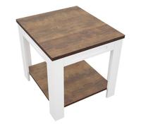 AVF Whitesands FT50WSSW Side Table - Wood & White