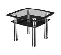 AVF 60cm x 60cm Lamp Table in Black | Size: 1 Pack AVF Black 1 Pack