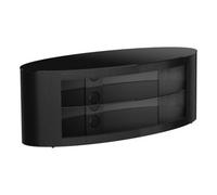 Avf Affinity Buckingham 1.1M Oval Tv Stand, For Tvs Up To 55" - Black