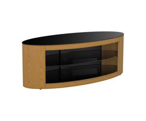 Avf Affinity Buckingham 1.1M Oval Tv Stand, For Tvs Up To 55" - Oak