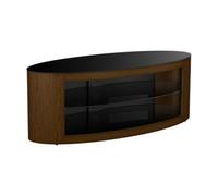 Avf Affinity Buckingham 1.1M Oval Tv Stand, For Tvs Up To 55" - Walnut