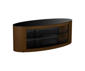 Avf Affinity Buckingham 1.1M Oval Tv Stand, For Tvs Up To 55" - Walnut