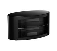 AVF Buckingham 80cm Oval TV Stand, for TVs up to 40" in Black AVF Black