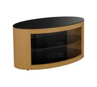 Avf Affinity Buckingham Plus 80Cm Oval Tv Stand, For Tvs Up To 40" - Oak