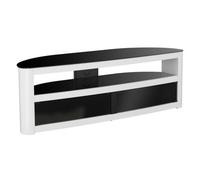 Avf Affinity Burghley Plus 1.5M Curved Tv Stand, For Tvs Up To 70" - Gloss White