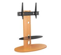 Avf Affinity Chepstow 93Cm Oval Pedestal Tv Stand, For Tvs 32-65" - Oak
