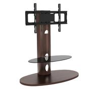 Avf Affinity Chepstow Plus 93Cm Oval Tv Stand, For Tvs 32-65" - Walnut