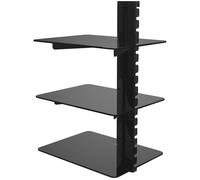 AVF AS300 Fixed AV Shelving Wall Mount, Black