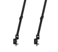AVF AST20 Universal TV Safety Straps - Adjustable Anti-Tip TV Tether Kit for TVs up to 70" / 80kg - Child & Pet Safe - Secure to Wall, Furniture, or TV Stand - All Fixings Included (Black)