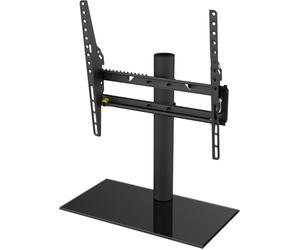 AVF B402BB 550 mm TV Stand with Bracket for up to 55" TVs - Black, Black