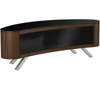 AVF Bay 1500 mm Curved TV Stand - Walnut, Brown