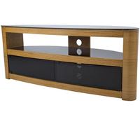 AVF Burghley 1250 mm Curved TV Stand for up to 65" TVs - Oak, Brown